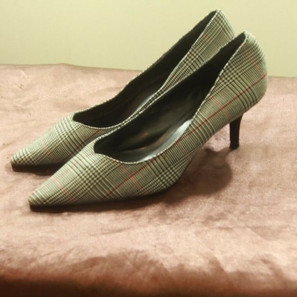 Plaid Cato Women's Pumps Heels Size 10 NEW - Picture 1 of 3